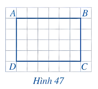  Cho biết số đo mỗi góc của tứ giác ABCD trong hình 47. 