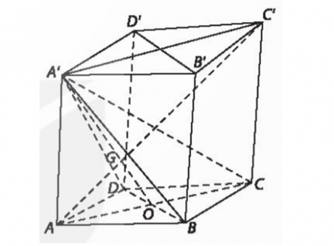 Cho hình hộp ABCD⋅A′B′C′D′...