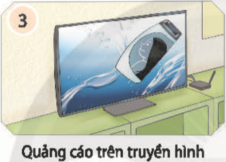 Đánh dấu X vào mức độ ảnh hưởng của các hình thức tiếp thị, quảng cáo đến quyết định mua sản phẩm của em và gia đình.