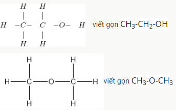 Viết công thức cấu tạo đầy đủ, thu gọn của các chất có công thức phân tử sau C4H10, C2H6O