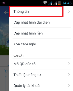 Làm thế nào thay đổi tên hiển thị trên Zalo