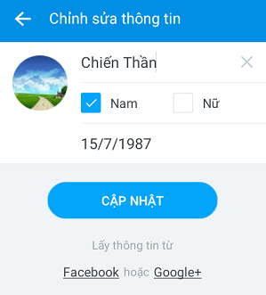 Làm thế nào thay đổi tên hiển thị trên Zalo