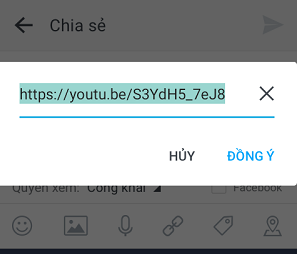 Hướng dẫn chia sẻ video youtube lên Zalo