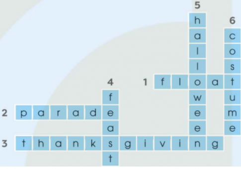 Solve the crossword puzzle. (Giải câu đố ô chữ.)