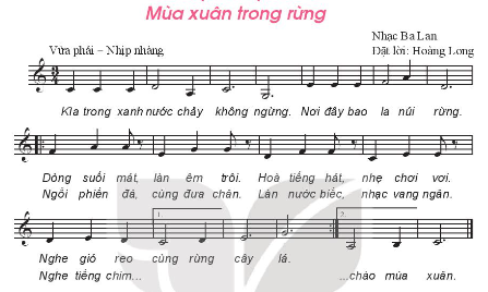 Mùa xuân trong rừng