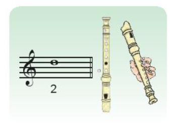 Thế bấm của nốt Rê2 trên recorder có điểm cần lưu ý: