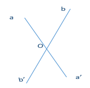Góc aOb và góc b’Oa’ là: