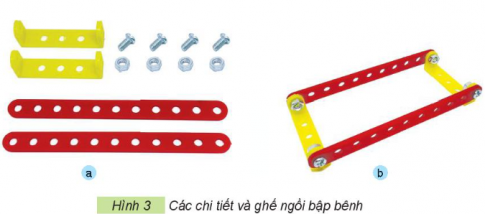 Giải siêu nhanh Công nghệ 4 kết nối Bài 8: Lắp ghép mô hình cầu bập bênh