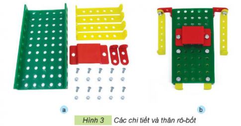 Giải siêu nhanh Công nghệ 4 kết nối Bài 9: Lắp ghép mô hình rô-bốt