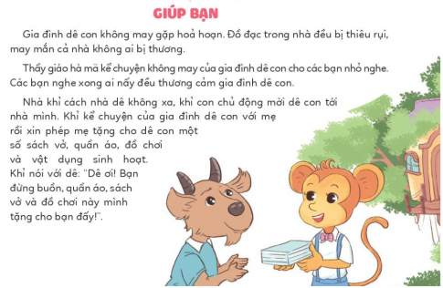 Giải siêu nhanh Đạo đức 4 kết nối Bài 2: Cảm thông, giúp đỡ người gặp khó khăn