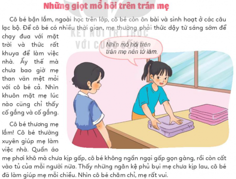 Giải siêu nhanh Đạo đức 4 kết nối Bài 3: Yêu lao động