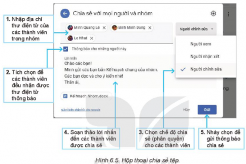 Thực hành: Em hãy thực hiện tuần tự các yêu cầu dưới đây: