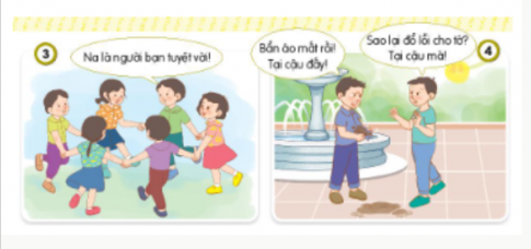 Đâu là tranh thể hiện sự không bất hòa ?