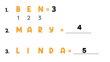 Count the letters
