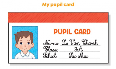 My pupil card