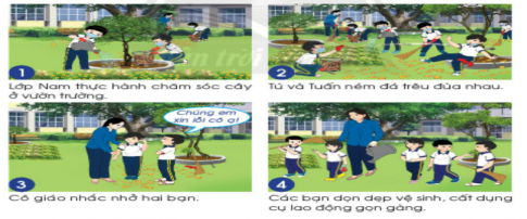 [Chân trời sáng tạo] Soạn tự nhiên và xã hội 2 bài 8: An toàn và giữ vệ sinh khi tham gia các hoạt động ở trường