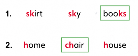 Say. Circle the odd one out answer key