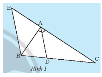   a) tam giác BAE cân tại A  b) $\frac{DB}{DC}=\frac{AE}{AC}=\frac{AB}{AC}$