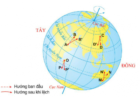 [Kết nối tri thức] Giải SBT lịch sử và địa lí 6 bài: Chuyển động tự quay quanh trục của Trái Đất và hệ quả