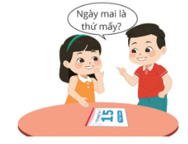 [Cánh diều] Giải toán 1 bài: Các ngày trong tuần lễ