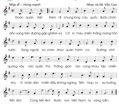 Giải âm nhạc 3 cánh diều Chủ đề 2 Hát