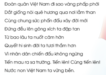 Giải âm nhạc 3 cánh diều Chủ đề 2 Hát