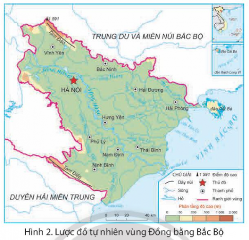   - Xác định trên lược đồ một số sông của vùng Đồng bằng Bắc Bộ.  - Cho biết thuận lợi và khó khăn mà sông ngòi mang lại cho sản xuất và đời sống của vùng