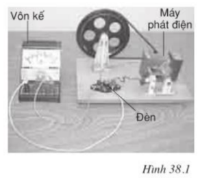 Giải bài 38: Thực hành: Vận hành máy phát điện và máy biến thế - sgk Vật lí 9 trang 103-104