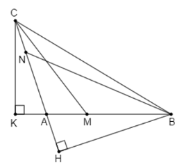 Bài tập dạng quan hệ giữa các yếu tố trong tam giác