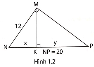 Giải phát triển năng lực toán 9 bài 1: Một số hệ thức về cạnh và đường cao trong tam giác vuông