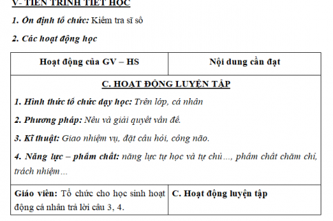 Giáo án VNEN bài Lực điện từ - Động cơ điện một chiều (T3)