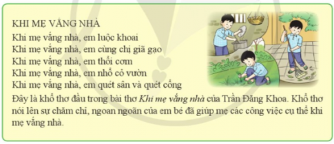 Em hãy thực hiện các công việc sau