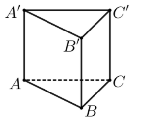 Cho hình lăng trụ đứng tam giác ABC.A’B’C’. Có hai mặt nào song song với nhau?