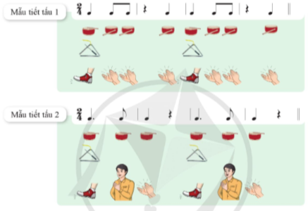 Thể hiện tiết tấu bằng nhạc cụ gõ và động tác cơ thể