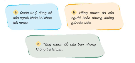 Em sẽ khuyên bạn điều gì? Vì sao? 