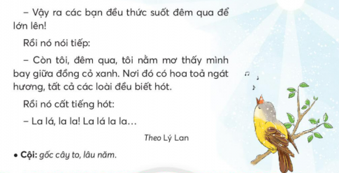  Chuyện của vàng anh