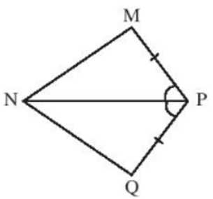 Cho hình vẽ sau. Biết PM = PQ, MPNˆ=QPNˆ . Hỏi tam giác nào bằng với tam giác MPN?