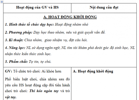 Giáo án VNEN bài Tăng cường hoạt động thể lực (T3)