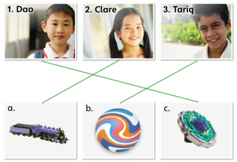 Look. Listen and draw lines answer key