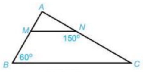 Trắc nghiệm Toán 7 kết nối bài 10 Tiên đề Euclid, tính chất của hai đường thẳng song song (P2)