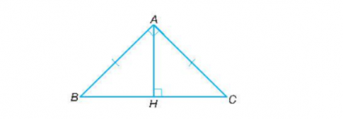 Cho tam giác ABC vuông cân tại đỉnh A có đường cao AH. Biết rằng AB = 4 cm, hãy tính độ dài cạnh đáy BC và chiều cao AH.