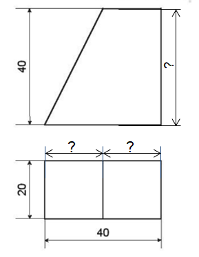 Một phần của bản vẽ được thể hiện trong Hình 3.40. Bản vẽ đó có đáp ứng nguyên tắc đầy đủ trong vẽ kĩ thuật không?