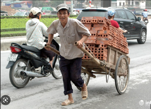 Chia sẻ những bức ảnh về người yêu lao động mà em đã sưu tầm và những điều học được từ họ 