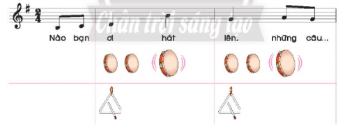 Giải âm nhạc 3 chân trời Chủ đề 8 Nhạc cụ