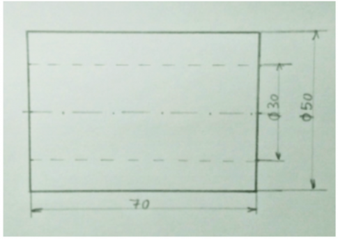 Học sinh vẽ lại hình 1.6 trên giấy với đơn vị là xăng-ti-mét và giá trị tương đương trong hình