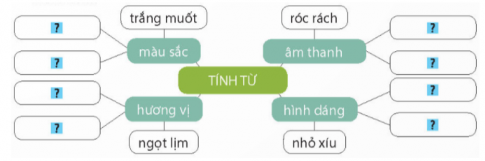 Viết tính từ thích hợp vào chỗ trống.