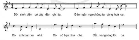 Giải chuyên đề âm nhạc 10 cánh diều chủ đề 2 Bài 2 Vận dụng