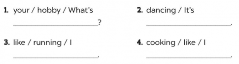 Make sentences