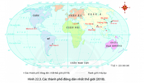 [Chân trời sáng tạo] Giải địa lí 6 bài 22