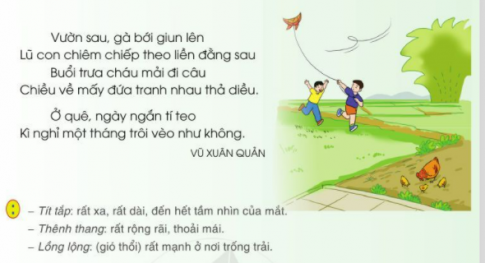 [Cánh Diều] Giải tiếng việt 2 bài 31: Em yêu quê hương